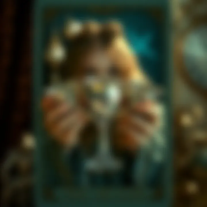 Visual interpretation of the Ten of Cups tarot card