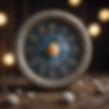 Lunar Calendar with Dates Highlighted