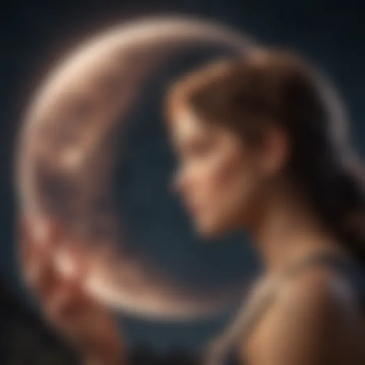 Astrological chart highlighting Scorpio moon's influence on relationships