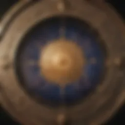 Astrological chart showcasing the rising sign