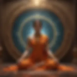 Illustration of the Svadhisthana chakra's location in the body