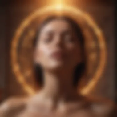 Energy Flow in Reiki Healing Visualization of energy flow during a Reiki session