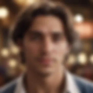 Charismatic Social Dynamics of a Libra A Libra man in a social setting showcasing charisma
