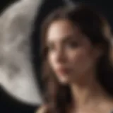Celestial moon phases showcasing influence on emotions