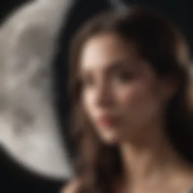 Lunar Phases and Emotional Influence Celestial moon phases showcasing influence on emotions