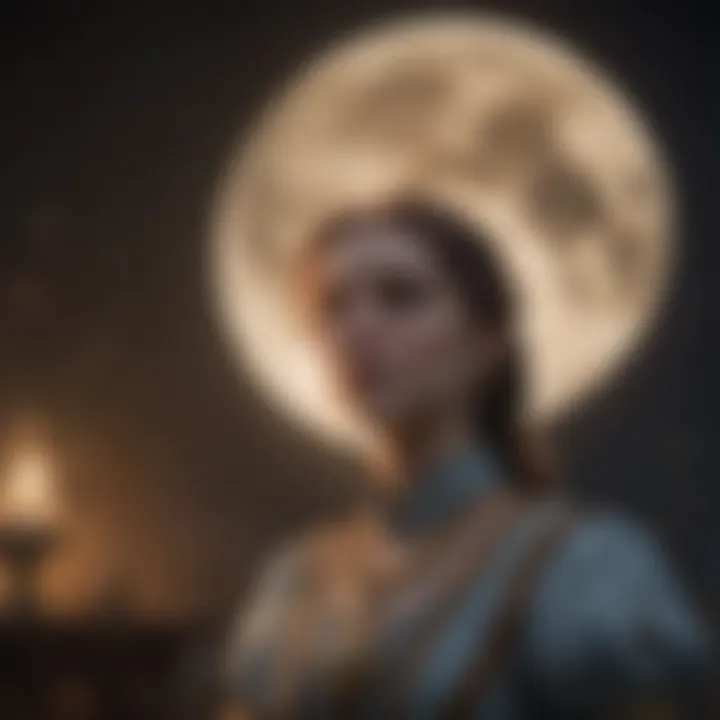 Symbolic depiction of decision-making under lunar guidance