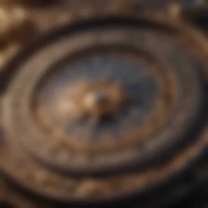 Close-up of a horoscope reading with detailed interpretations