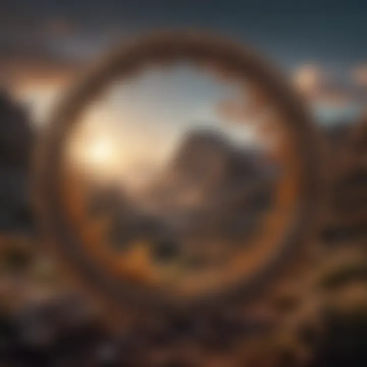 A serene landscape representing personal growth influenced by astrology
