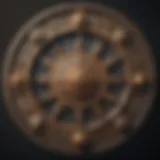 A captivating illustration of the zodiac wheel showcasing all twelve signs
