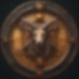 Celestial representation of lunar zodiac signs