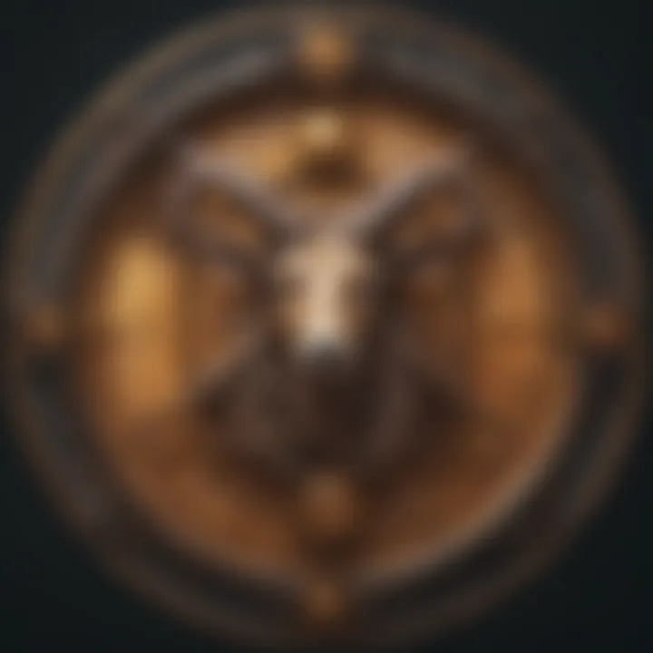Celestial representation of lunar zodiac signs