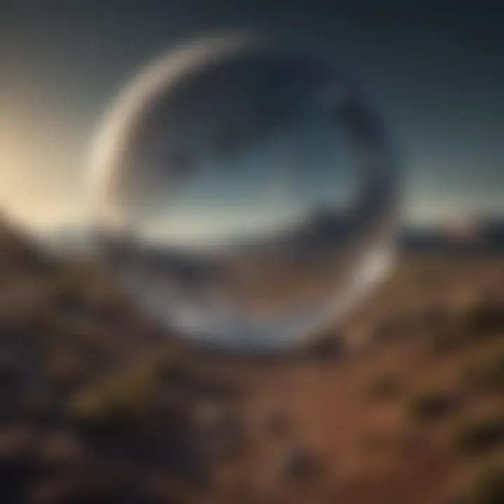 Visual representation of the emotional landscape influenced by moon sign