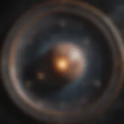 Celestial map showcasing planetary positions