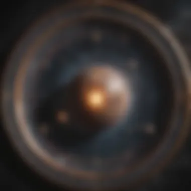 Celestial map showcasing planetary positions