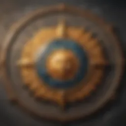 Astrological birth chart diagram illustrating sun and moon signs