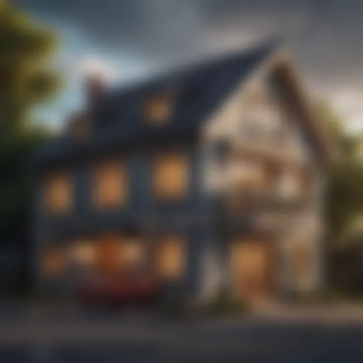 Illustration of zodiac houses and their effects