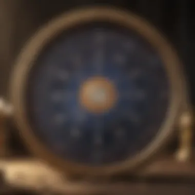Understanding Your Astrological Blueprint A detailed natal chart with astrological symbols