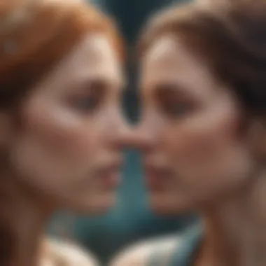 Emotional Connection: Virgo and Aquarius Visual depiction of the emotional dynamics between Virgo and Aquarius