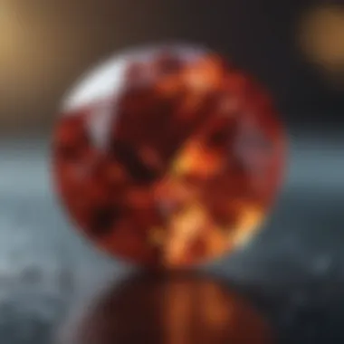 Vibrant Virgo Birthstone Detailed close-up of the Virgo birthstone showcasing its vibrant color