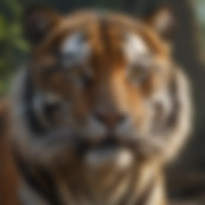 Artistic depiction of the cultural significance of the Tiger