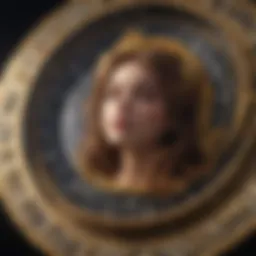 Astrological chart highlighting zodiac signs