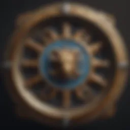 Astrological symbols representing zodiac signs